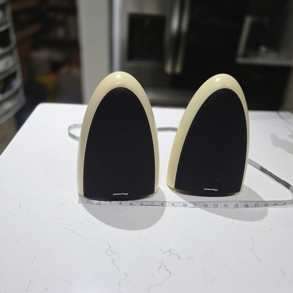 Rare Vtg. Pioneer S-DS1-H Direct Diffuse Stereo Surround 7 1/2"  x 12 "Speakers